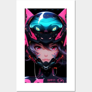 Anime Race Girl | High Quality Anime Artwork | Chibi Manga Anime Art Posters and Art